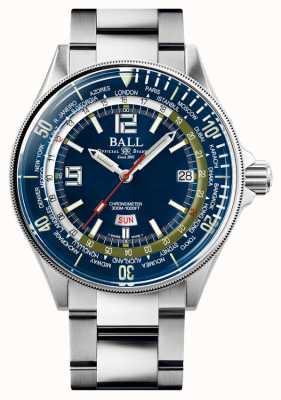 Ball Watch Company Ex-engenheiro de exibição master ii diver worldtime | mostrador azul | 42mm DG2232A-SC-BE-EX-DISPLAY