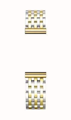 Herbelin Pulseira de relógio intercambiável Antarès - pvd ouro bicolor / aço inoxidável - somente pulseira BRAC.17048/T