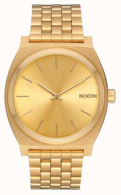 Nixon contador de tempo | todo ouro / ouro | pulseira de ouro ip | mostrador de ouro A045-511-00