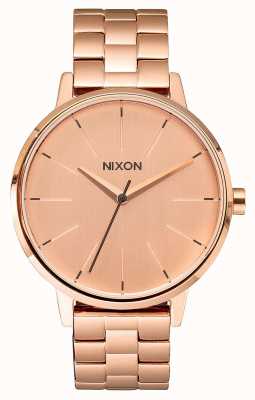 Nixon Kensington | todo ouro rosa | pulseira ip em ouro rosa | mostrador de ouro rosa A099-897-00