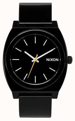 Nixon Contador de tempo p | preto | alça de plástico preto | mostrador preto A119-000-00