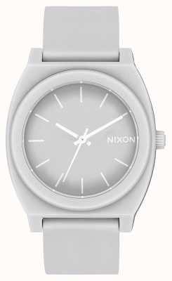 Nixon Contador de tempo p | cinza frio fosco | pulseira de silicone cinza | mostrador cinza A119-3012-00