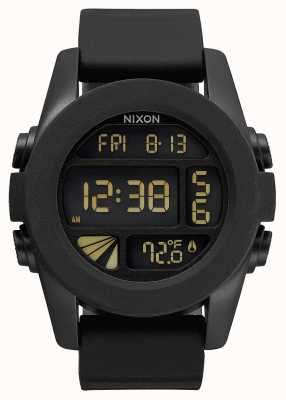 Nixon Unidade | preto | digital | pulseira de silicone preta | A197-000-00