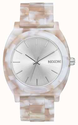 Nixon Acetato contador de tempo | rosa / prata | mostrador prateado A327-718-00