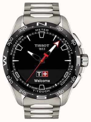 Tissot T Touch Conecte Energia Solar Al a De Silicone Preta