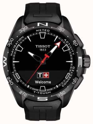 Tissot T Touch Conecte Energia Solar Al a De Silicone Preta