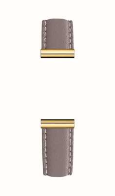 Herbelin Pulseira de relógio intercambiável Antarès - couro taupe / pvd dourado - somente pulseira BRAC17048P20