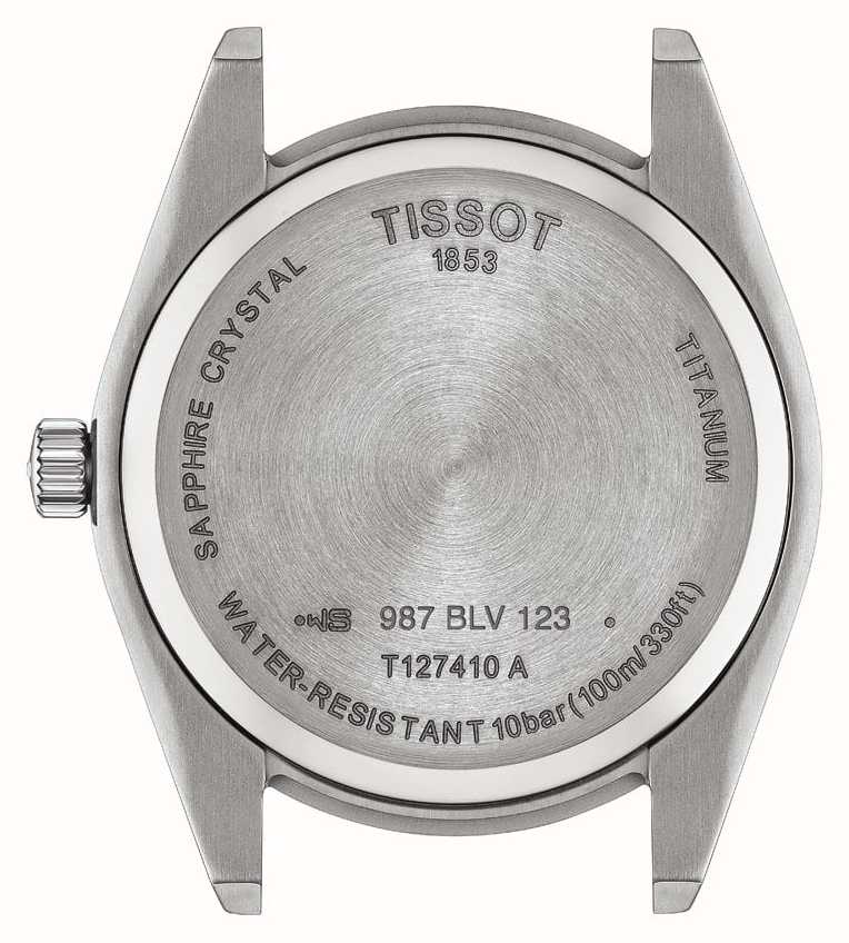 Tissot Cavalheiros Tit nio Pulseira De Tit nio Prata Cinza