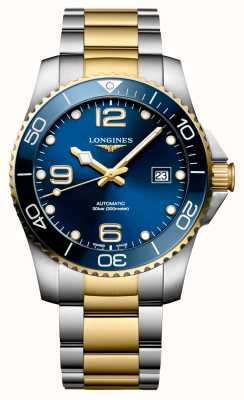 LONGINES Aro Em Cer mica Cinza Hydroconquest 43mm Autom tico