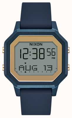 Nixon Relógio com pulseira de silicone marinho ss Siren A1211-1859