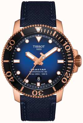Tissot Seastar 1000 | powermatic 80 | mostrador azul | fábrica azul T1204073704100