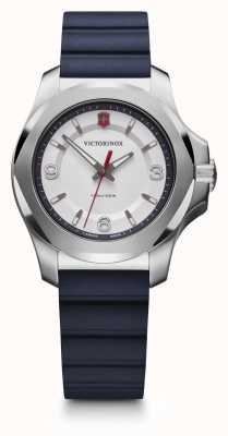 Victorinox | i.n.o.x. v | unissex | pulseira de silicone azul | mostrador branco 241919