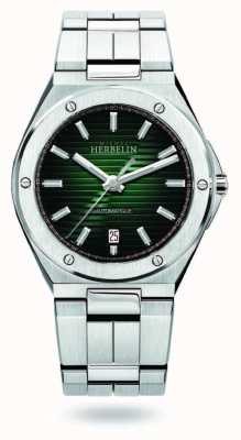 Herbelin Cap camarat | automático | mostrador verde | aço inoxidável 1645/B16