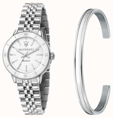 Maserati Conjunto de relógio solar para senhora Sucesso e pulseira para presente R8853145507