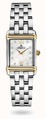 Herbelin Relógio de quartzo feminino Dame Art Déco 17478/T59B2