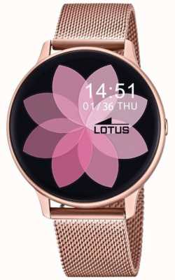 Lotus Smartime pulseira de malha de aço ouro rosa L50015/1