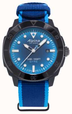 Alpina Edição limitada seastrong mergulhador gyre smoked blue AL-525LNSB4VG6
