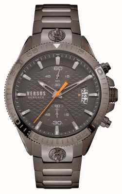 Versus Versace Relógio masculino de chapa cinza griffith VSPZZ0621