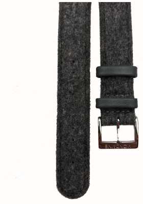 Mondaine Feltro cinza escuro, pulseira de couro bege 18mm FT311880Q1