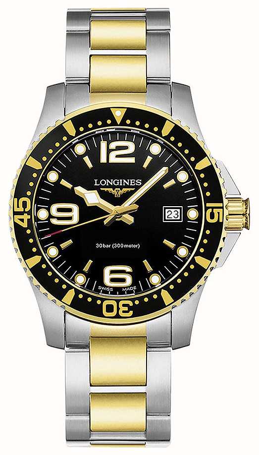 LONGINES Mostrador Preto Hidroconquista Masculino 41mm L37403567