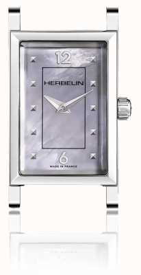 Michel Herbelin Antares relógio de quartzo madrepérola H.17444/AP19