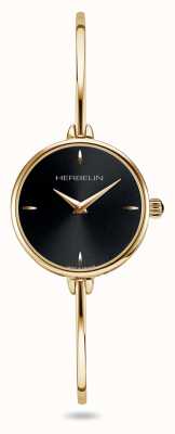 Herbelin Relógio feminino Fil com mostrador preto em pvd dourado 17206BP14