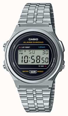 Casio Relógio digital vintage da série A171 A171WE-1AEF