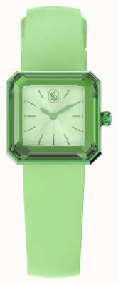 Swarovski Lucent | pulseira de silicone verde | mostrador verde 5624379