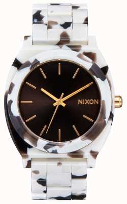 Nixon Unissex | contador de tempo | tartaruga branca | mostrador preto | acetato A327-2882-00