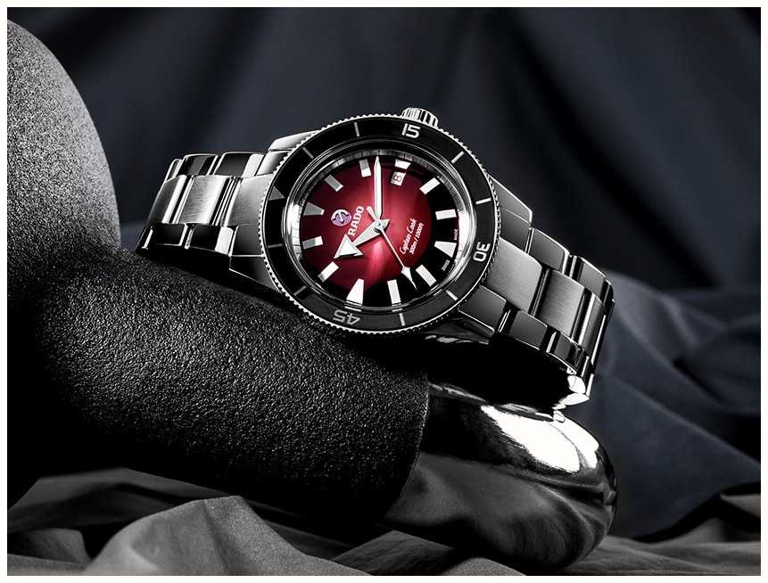 RADO Captain Cook Xl Mostrador Vermelho Autom tico R32105353