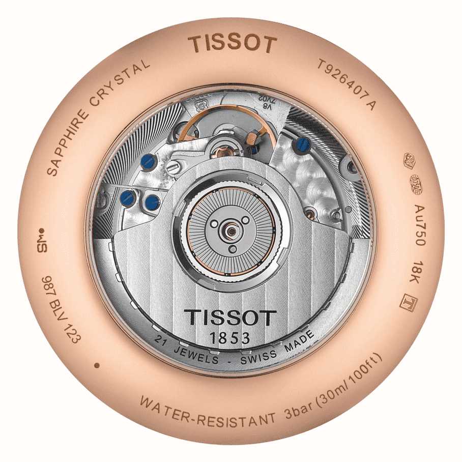 Tissot Rel gio Masculino Com Mostrador Azul Ouro 18 Quilates