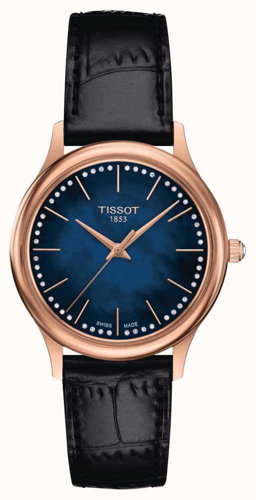 Tissot Rel gio Excellence Lady Cravejado De Diamantes Em Ouro 18k