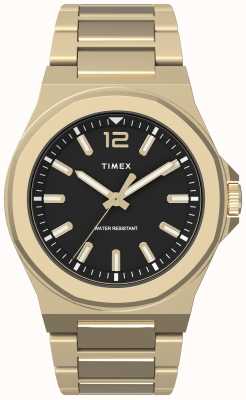 Timex Essex ave relógio de aço inoxidável dourado TW2V02100