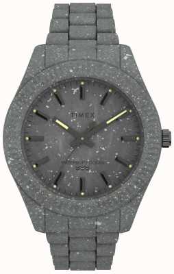 Timex Relógio de plástico cinza oceano Waterbury TW2V37300