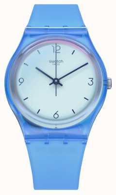 Swatch Relógio masculino cisne azul oceano GS165