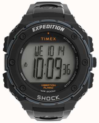 Timex relógio digital robusto masculino | alça preta TW4B24000