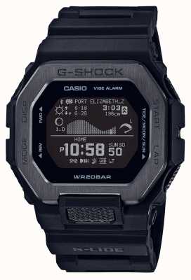 Casio G-shock g-glide relógio monocromático preto GBX-100NS-1ER