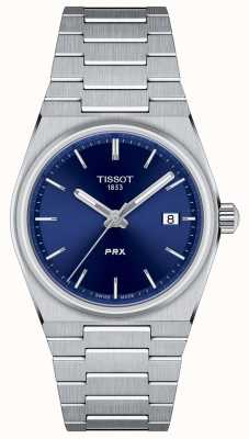 Tissot Prx 40 205 quartzo 35mm mostrador azul | pulseira de aço inoxidável T1372101104100