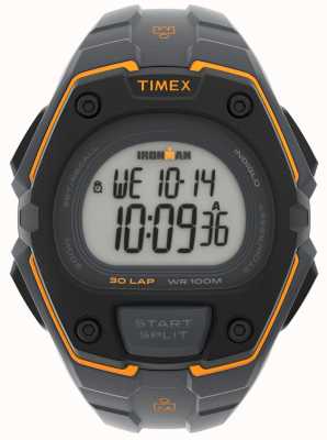 Timex Relógio digital masculino ironman preto e laranja TW5M48500