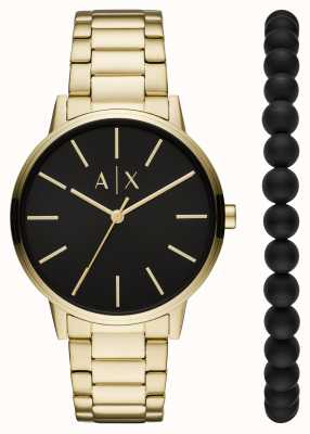 Armani Exchange Vestido Masculino Pulseira De Aço Preto Relógio Pulseira De  Couro AX7101 - First Class Watches™ BRA