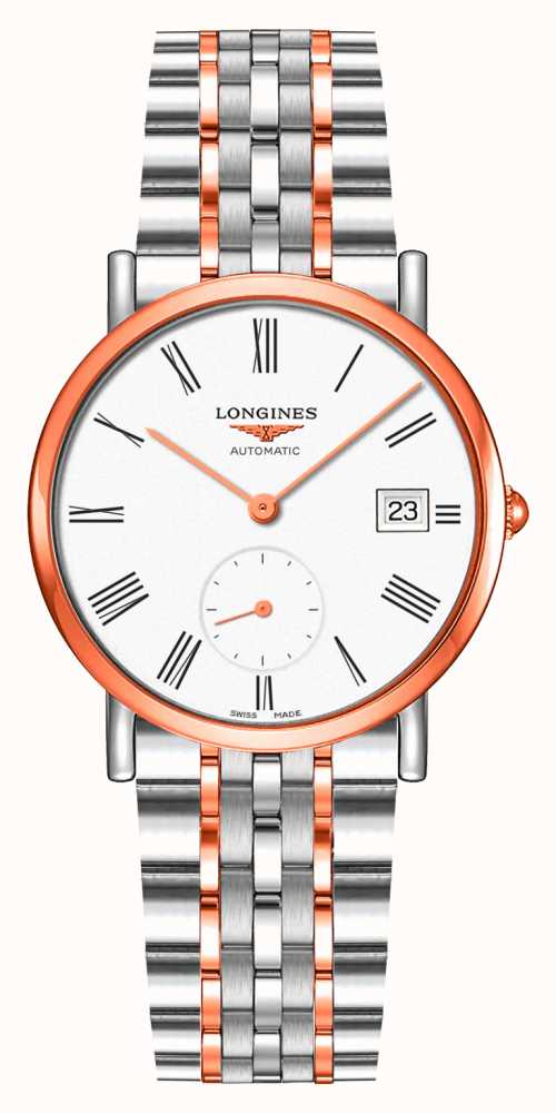 LONGINES Rel gio De Mostrador Branco De Dois Tons De Cole o