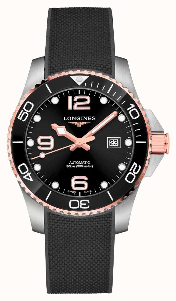 LONGINES Rel gio Autom tico Hydroconquest 43mm Em Ouro Rosa E