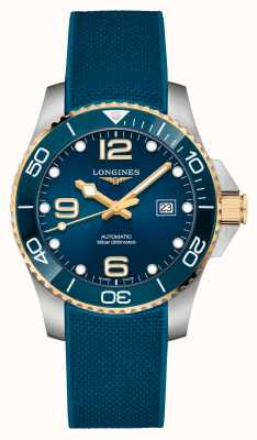 LONGINES Relógio automático Hydroconquest 43mm dourado e azul L37823969