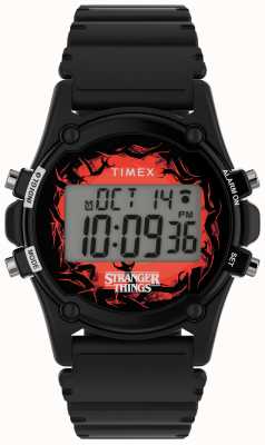 Timex Atlantis x Stranger Things Digital 40mm relógio pulseira de resina TW2V51000