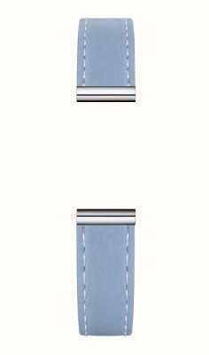 Herbelin Pulseira de relógio intercambiável Antarès - couro azul claro / aço inoxidável - somente pulseira BRAC17048A106
