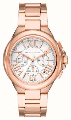 Michael Kors Camille relógio feminino em tons de ouro rosa MK7271