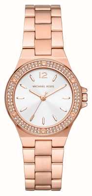 Michael Kors Lennox relógio feminino em tons de ouro rosa MK7279