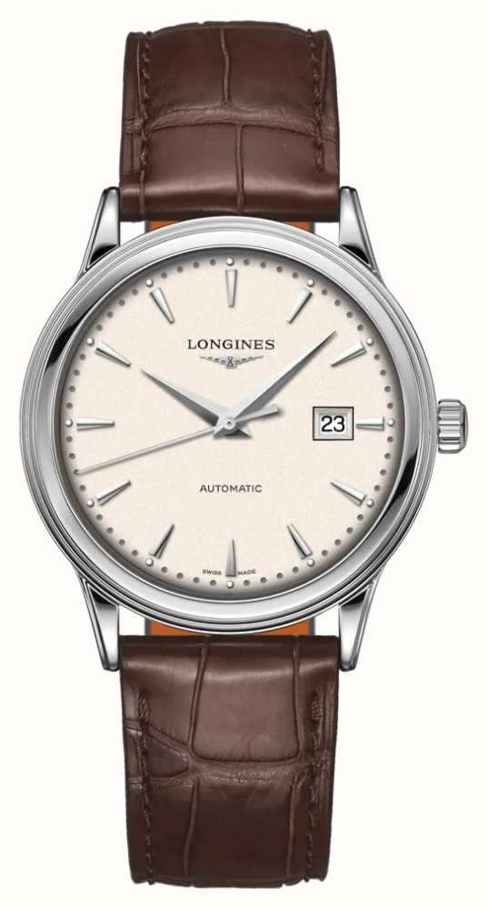 LONGINES Rel gio Masculino Com Pulseira De Couro Marrom L49844792